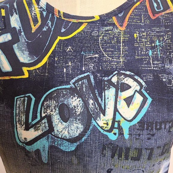 Robert Cavalli Paint Monogram-Print T-shirt - Picture 8 of 14